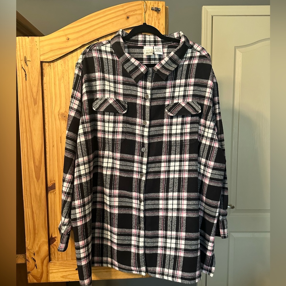 Roaman’s plaid flannel